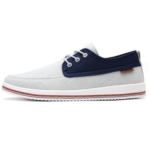 Chaussures décontractées en toile respirantes pour hommes, grandes tailles, vente en gros, faible MOQ - Product Image 4