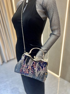Borse <span class=keywords><strong>a</strong></span> Mano Eleganti 2026, Pochette con Catena <span class=keywords><strong>per</strong></span> Donna, Borsa <span class=keywords><strong>a</strong></span> Tracolla Grande con Manico Superiore, Borse <span class=keywords><strong>da</strong></span> Cerimonia e Festa, Borse con Paillettes <span class=keywords><strong>per</strong></span> Signore - Product Image 3
