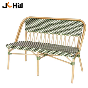 Ensemble de <span class=keywords><strong>table</strong></span> et chaises de <span class=keywords><strong>bistrot</strong></span> en rotin tressé empilables et personnalisables, style français, pour restaurant, extérieur, café, fête, jardin - Product Image 3