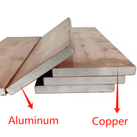 Connecteurs électriques de batterie Cu-Al CCA plat bimétallique de transition en cuivre à aluminium