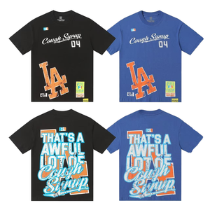 C'est vraiment beaucoup <span class=keywords><strong>de</strong></span> sirop contre la toux LA T-<span class=keywords><strong>Shirt</strong></span> Blind Box Hip Hop Streetwear <span class=keywords><strong>Tee</strong></span>-<span class=keywords><strong>shirt</strong></span> en coton à manches courtes pour hommes et femmes décontracté - Product Image 1
