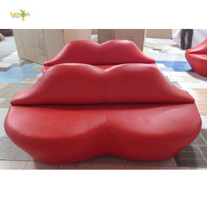 Muebles modernos para el hogar, sala de estar, con forma de labios, sexy, rojo, sofá de labios - Product Image 6