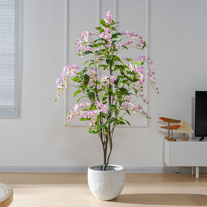 Decoración de <span class=keywords><strong>maceta</strong></span> de <span class=keywords><strong>jazmín</strong></span> <span class=keywords><strong>en</strong></span> cascada para interior del hogar, árbol similar a la planta, estilo Resh ligero, brote de flor de <span class=keywords><strong>Jazmín</strong></span> Artificial - Product Image 4
