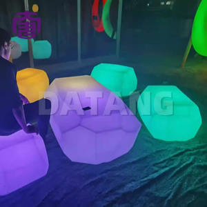 Luces Navideñas Comerciales LED 3D con Motivo de Piedra Brillante, IP65, PVC, Decoración Festiva para Parques Temáticos, Calles de Ciudades y Plazas Abiertas - Product Image 4