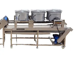 Widely used industrial fruit and vegetable processing air drying machine with conveyor belt