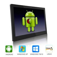 Écran tactile industriel 15,6 pouces PC tout-en-un IPS 1920x1080 Android RK3288 DDR4 RAM 2 Go USB HMI