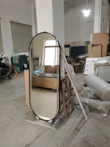 2023 Offre Spéciale LED Station de miroir mural Simple noire, Station totale d'occasion à vendre, Stations de Salon lumineuses, durée de vie de 10 ans - Product Image 2