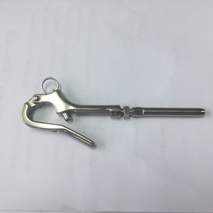 Anillo de elevación industrial de acero inoxidable Eda 316 con gancho de cuello de cisne y liberación por palanca M6 M8 M10 - Product Image 1