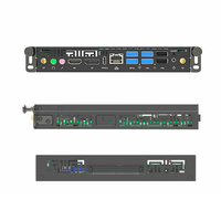 Système embarqué OPS prenant en charge l'affichage 8K 60Hz, 1 x M.2, Wi-Fi 2.4G/5G et Bluetooth, dimensions 195*180*30mm pour affichage interactif, PC OPS