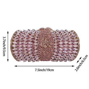 Rhinestone Evening Bag for Women Crystal Diamond Handbag Twinkly Evening Party Banquet Clutch <b>Purse</b> - Product Image 6