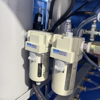 Máquina Sopladora de Botellas de Plástico PET Semiautomática de 2 Cavidades para Frascos de 100 mm