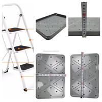 Marches d'échelle pliante en acier portable au design moderne pour usage en appartement, vente en gros pour applications domestiques