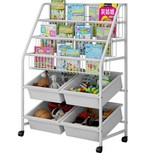 Titolare di stoccaggio e rack con scaffalature di stoccaggio di <span class=keywords><strong>plastica</strong></span> di stoccaggio giocattolo cremagliera - Product Image 1