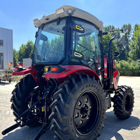 Traktor Pertanian Kecil 804 High Speed Hot Sales 22HP Diesel 4WD Kompak dengan Kanopi untuk Kebun Buah, Kebun Anggur, dan Pertanian Rumah Kaca
