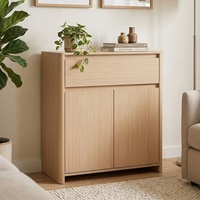 Salle à manger moderne salon couloir armoire de rangement meubles en bois cuisine Buffet avec 2 portes