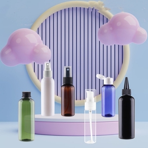 Custom logo <b>Empty</b> 100ml Refillable Frosted Spray <b>Bottles</b> <b>Plastic</b> Double Layer for Skincare Cosmetics Travel - Product Image 3