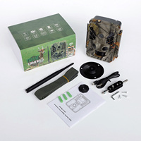Caméra de chasse extérieure 4K avec Wi-Fi, temps de déclenchement de 0,2 seconde, détection de mouvement, vision nocturne, contrôle via application