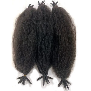 Extensions de cheveux synthétiques <span class=keywords><strong>Afro</strong></span> Twist au crochet, effet ressort, pour femmes noires - Vente en gros - Product Image 2