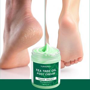 YURHERSU crème de soin des pieds élimination de la peau morte crème pour les pieds huile d'arbre à thé peau sèche fissurée hydratante pieds secs huile d'arbre à thé - Product Image 2