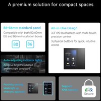 Prêt à Expédier Offre GVS Prise en Charge Directe APP SIP Interphone Vidéo Système KNX KNX Smart Touch S3 avec Panneau de Boutons Sécurisés