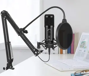 Professionele MK-F500 Usb Opname Zingen Home Studio Condensator Microfoon Mic Kit Met Inklapbare Standaard