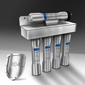 El sistema de filtro de agua para el hogar de acero inoxidable 304 más vendido con filtro de carbón activado elimina el filtro de agua de encimera de protozoos - Product Image 3