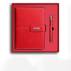 Regalos IStapromo 2024, Nuevo Producto, Agenda de Trabajo de Cuero Suave para Negocios con Bolígrafo, Diseño Moderno para Reuniones, Set de Regalo Empresarial Personalizado - Product Image 2