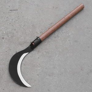 Cuchillo de corte de guadaña, herramienta de granja, segador de maíz, mango largo, guadaña, granja al aire libre, herramienta de deshierbe, acero al manganeso para el hogar - Product Image 6