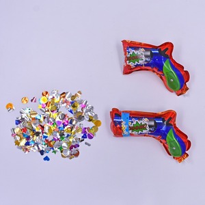 Canon à confettis gonflable Magpie, couleurs mélangées, en plastique, pour fêtes, mariages, anniversaires et festivals - Product Image 2