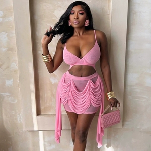 sexy pink dress PS22158 6 / Hot Pink main image 0