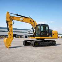 Excavatrice sur chenilles d'occasion CAT 312D2L, 13 tonnes, d'origine, pour travaux de terrassement et de construction