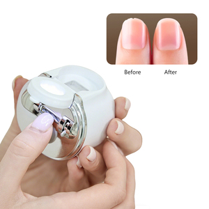 Coupe-ongles automatique à 3 vitesses, design à double tête avec <span class=keywords><strong>loupe</strong></span>, sûr pour les bébés et les personnes âgées, soin des ongles quotidien - Product Image 5
