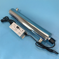 316SSL Logement Filtre À Eau UV Stérilisateur 6GPM Lampe De Désinfection Machine À Eau Pure pour Fish Tank Piscine