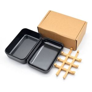 Wholesale Natural <b>Bamboo</b> Fiber Travel <b>Soap</b> Holder with Lid - Product Image 1