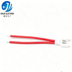 Faisceau de câbles personnalisé avec connecteur JST 2 broches, faisceau de câbles certifié UL CE ISO, faisceau de câbles rouge pour mini-équipements électriques - Product Image 4