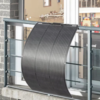 100W Flexible Panneau Solaire Mince-Film Pv Panneau Haute Efficacité Paneles Solares En Gros 1000pcs + Fournisseur pour Extérieur Rv Bateau