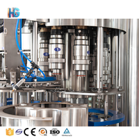 . Machine professionnelle 3 en 1 pour la production d'eau gazeuse et non gazeuse, ligne de production d'embouteillage pour usine d'eau 3000L/H