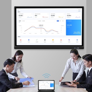 4K 75 'Sistema Android Precio barato de pizarra electrónica portátil inteligente interactiva Pizarra digital Pantalla táctil para el aula - Product Image 6