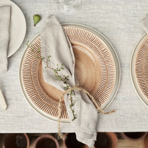 Juego de Platos de Cerámica Multicolores con Diseño Acanalado para Servir Ensaladas, Aperitivos, Tapas y Platos Principales, Vajilla para Restaurante - Product Image 2