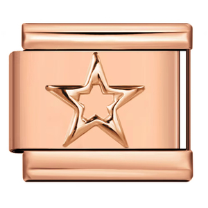 <span class=keywords><strong>Lamoon</strong></span> ดีไซน์รูปดอกกุหลาบสีทอง9มม. ลายดาวรูปหัวใจแบบอิตาเลียนเครื่องประดับสร้อยข้อมือสเตนเลสสตีลขนาด9มม. แบบทำมือ - Product Image 5