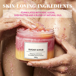 Exfoliante Corporal de Azúcar Orgánico de Marca Privada, Nutritivo, Limpiador Suave, Hidratante y Humectante - Product Image 3