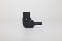 Adaptateur convertisseur CA à angle de 90 degrés, prise femelle C14 3 pôles 320 3 broches, prise mâle C13, 10A 250V, en cuivre et laiton