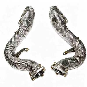 Collecteur d'échappement haute performance avec downpipe pour <span class=keywords><strong>Audi</strong></span> <span class=keywords><strong>S5</strong></span> 4.2L <span class=keywords><strong>V8</strong></span> 2008-2013 en acier inoxydable – Amélioration de performance pour la course - Product Image 4