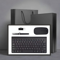 Logo Kustom Produk Baru Hadiah Promosi Kreatif Mouse Nirkabel, Keyboard, Pulpen, USB Drive, Portabel untuk Penggunaan Bisnis Luar Ruangan