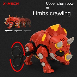 Juegos de juguetes de animales DIY ensamblados en cadena, modelo de simulación móvil de perro mecánico, bloques de construcción de plástico para Educación de mascotas para niños - Product Image 3