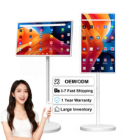 Monitor Inteligente Enrollable con Pantalla Táctil de 23.8 Pulgadas OEM, Recargable, 64GB, Android 12/13, Full HD, Táctil de 10 Puntos, 5000mAh, Portátil