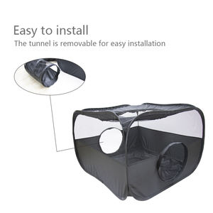 Recinto per Animali Domestici da Interno/Esterno, Modello Solido e Traspirante, per Porcellini d'India e Piccoli Animali, Tenda Pop-up con Vassoio in Plastica - Product Image 2