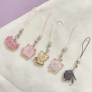 Portachiavi in Acrilico Epossidico Stampato UV su Due Lati con Tema Anime Giapponese Personalizzato con Cinturino in Metallo - Product Image 3