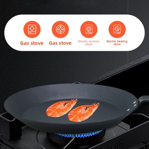 Vente en gros de nouvelle poêle à crêpes antiadhésive en métal pour les œufs, poêle à induction compatible avec la cuisinière à gaz - Product Image 4