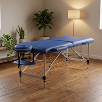 Table de massage portable pour salon de beauté et spa facial, équipement de fitness amélioré, en cuir synthétique, tables de massage, lits de tatouage